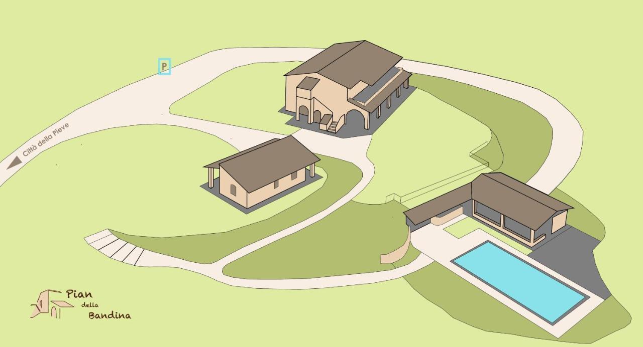 Pian Della Bandina Apartment Città della Pieve Екстериор снимка